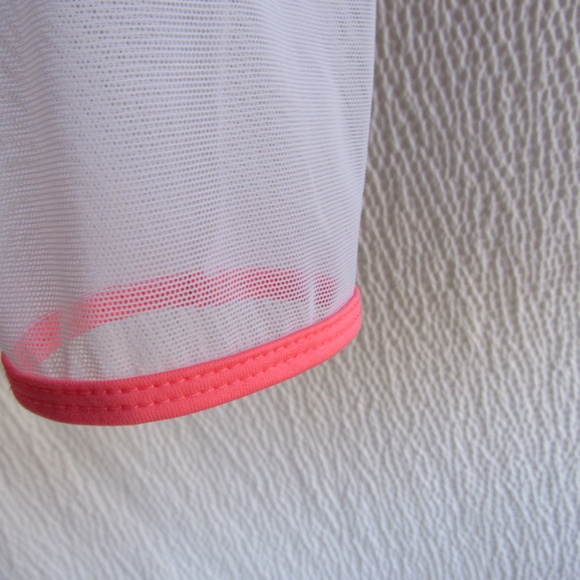 Lucky in Love Womens Top L Pullover White Colorful Golf Pickeball Art Snaps - Picture 9 of 12